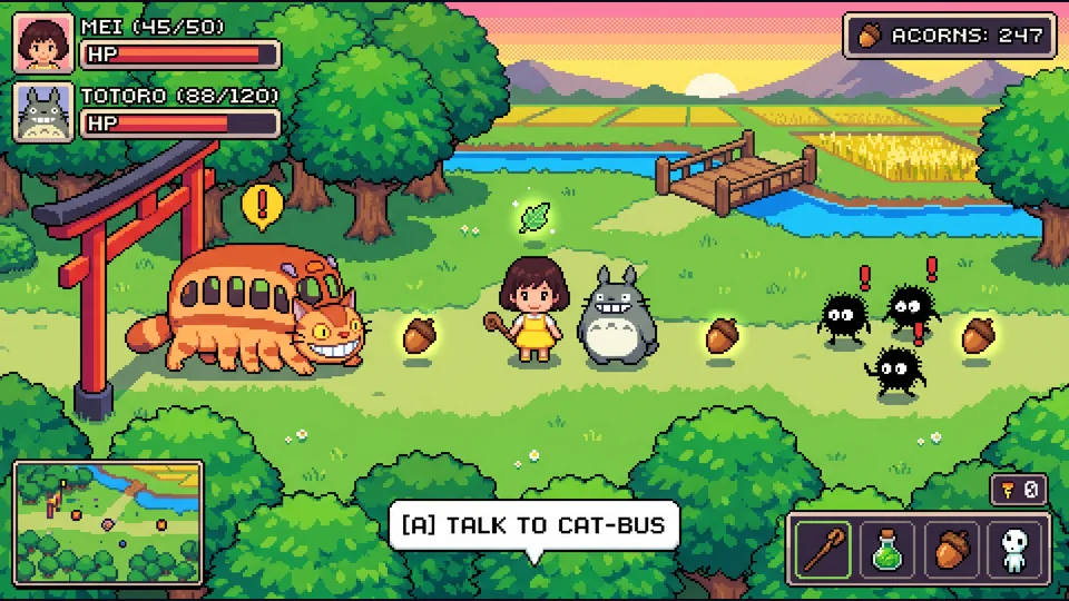 Spirit Bus Acorn Quest