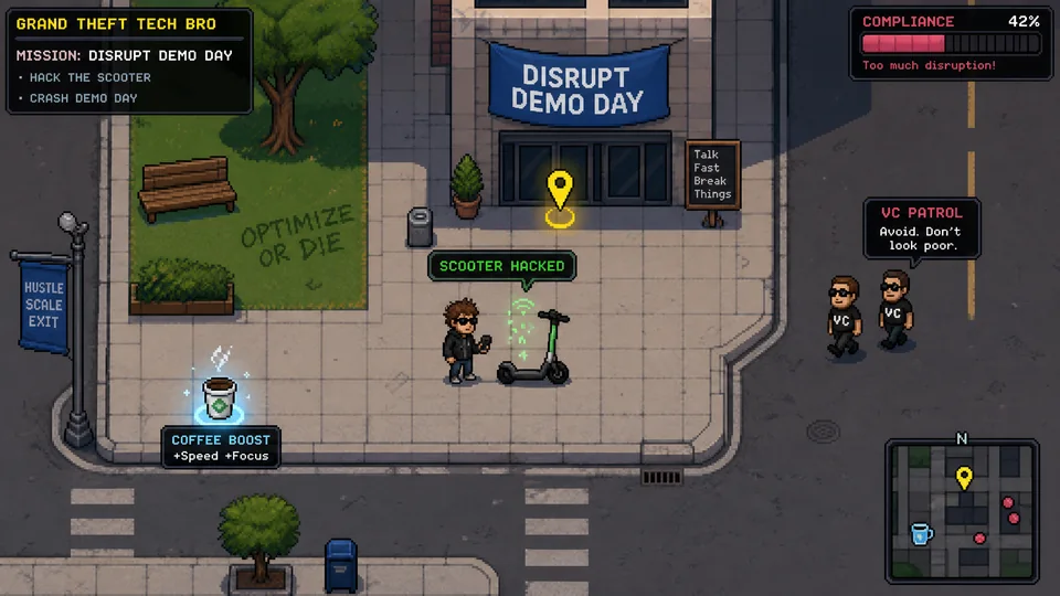 Grand Theft Tech Bro