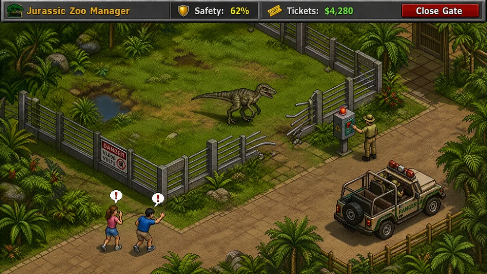 Dinosaur Zoo Manager