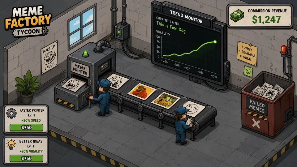 Meme Factory Tycoon