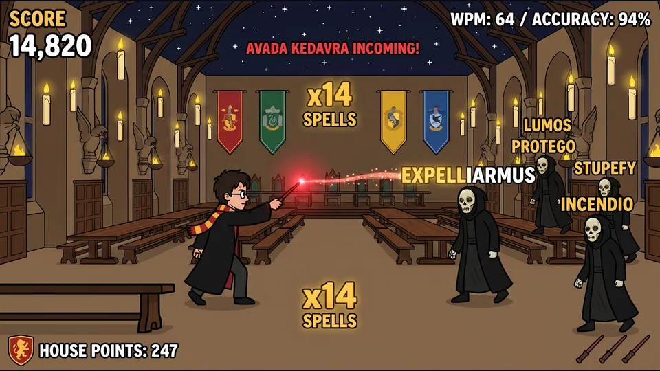 Wizard Spell Scramble